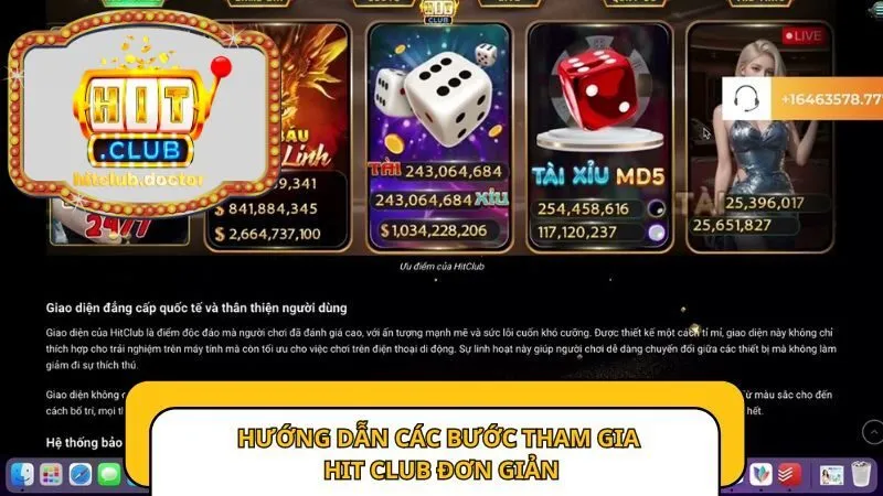 Hướng dẫn các bước tham gia Hit club đơn giản