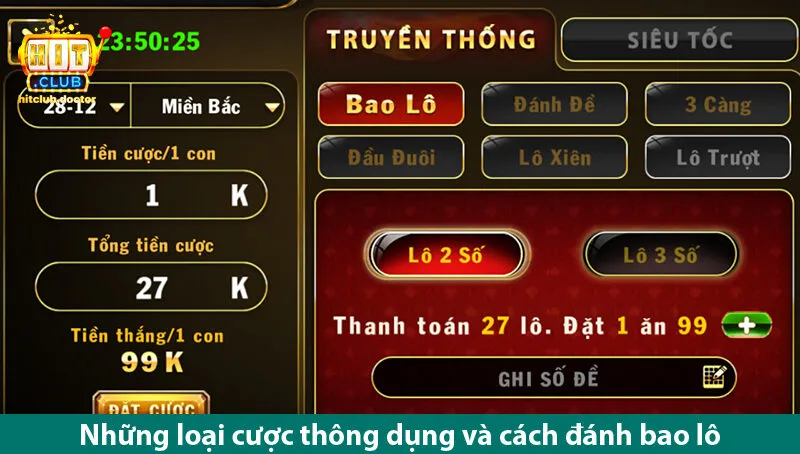 Cách chơi bao lô luôn thắng cho anh em lô thủ trên https://hitclub.doctor